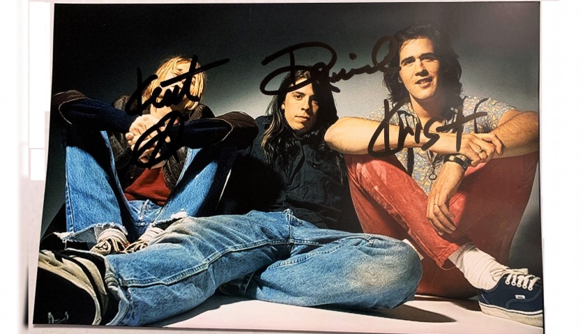 Photograph Signed by Nirvana