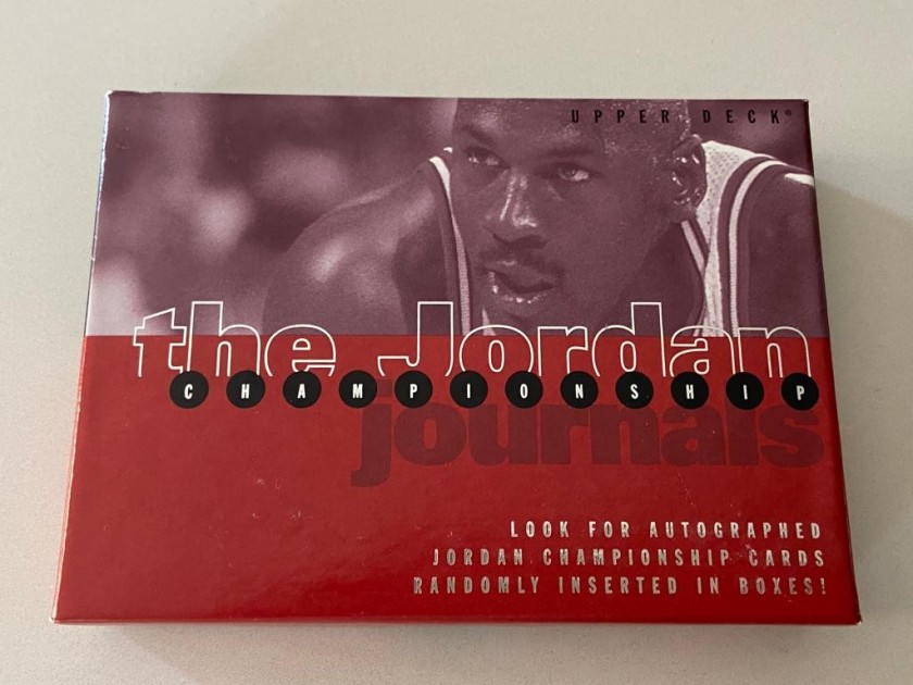 Box Set of Michael Jordan Championship Cards - Upper Deck Limited Edition 1997