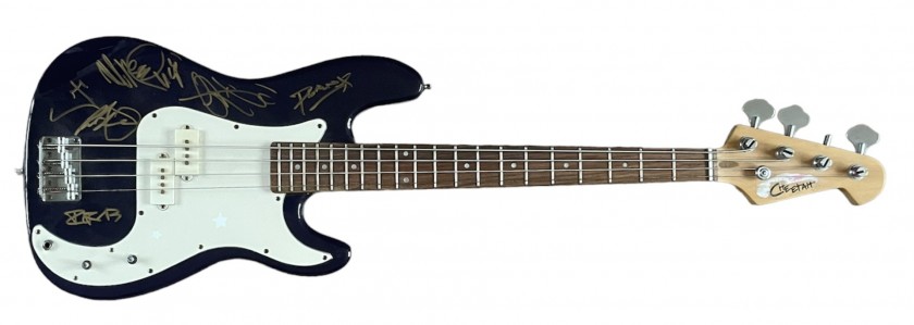 Linkin Park Signed Electric Bass Guitar