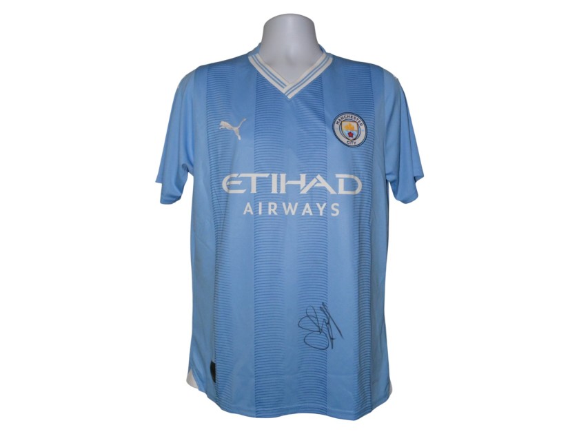 Erling Haaland's Signed Home Shirt