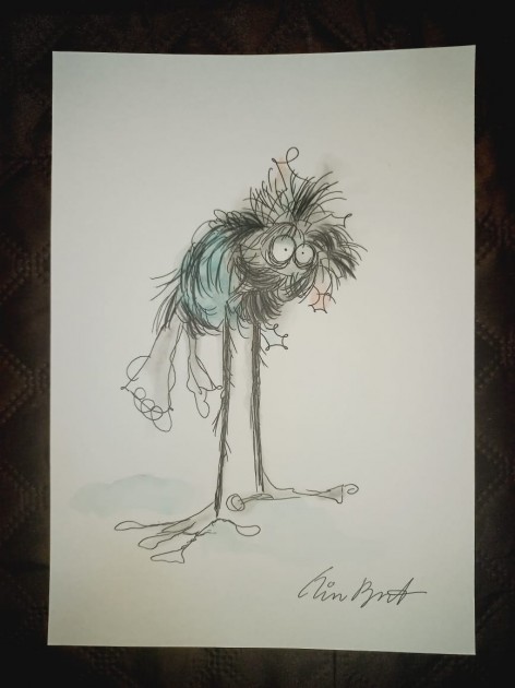 Tim Burton Signed Drawing CharityStars