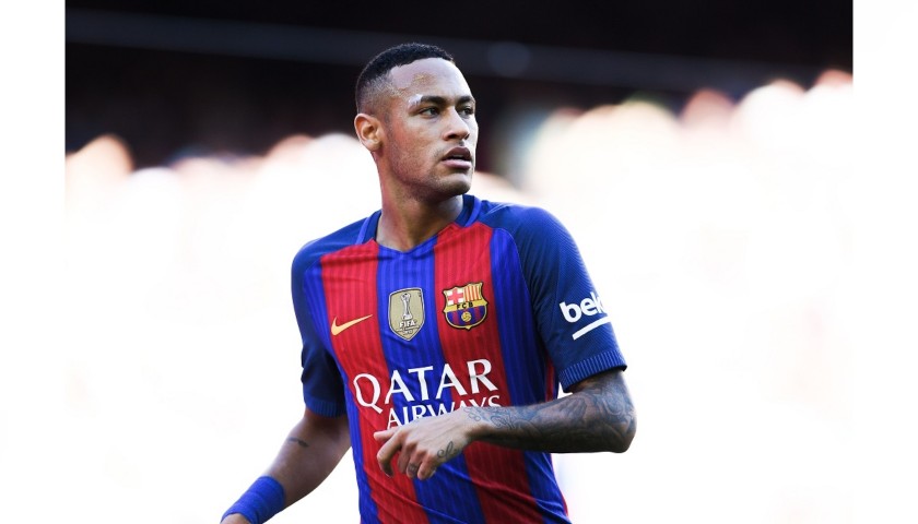 Official Neymar Barcelona Signed Shirt, 2016/17 