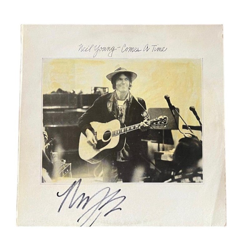 Neil Young Signed 'Comes A Time' Vinyl LP