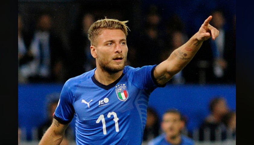 Immobile's Official Italy Signed Shirt, 2017
