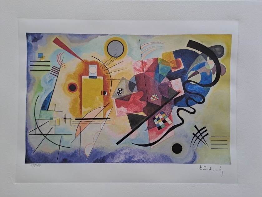 "Yellow-Red-Blue, 1925" Lithograph by Wassily Kandinsky (after) 