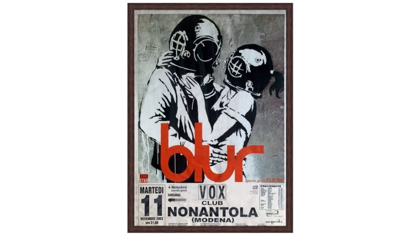 Banksy - Original Poster from 2003 Blur Concert
