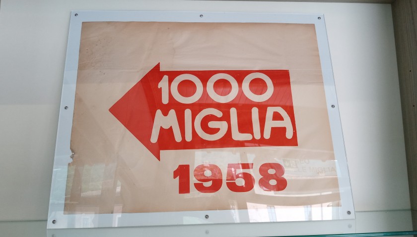 Original Freccia 1000 Miglia, 1958 - Framed