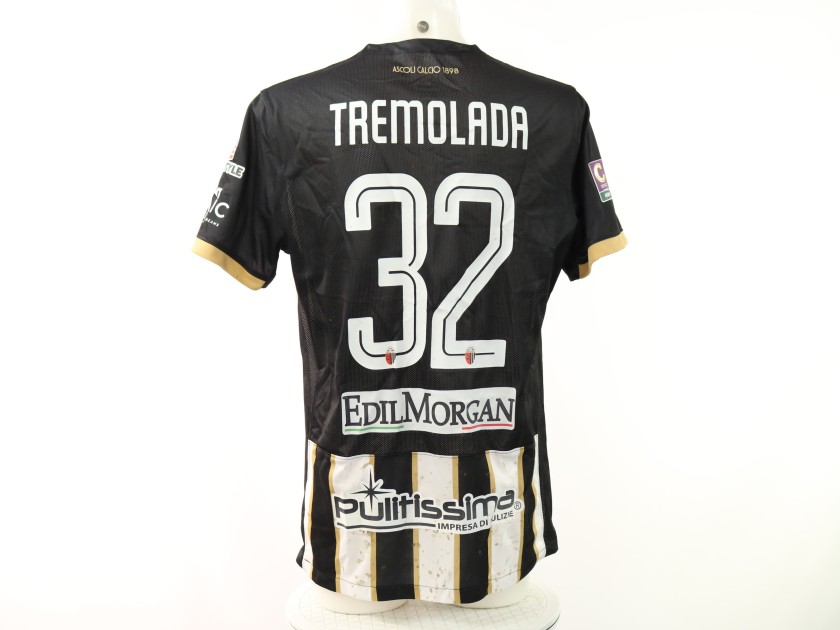 Tremolada's Ascoli vs SPAL Comemmorative Unwashed Shirt, 2024