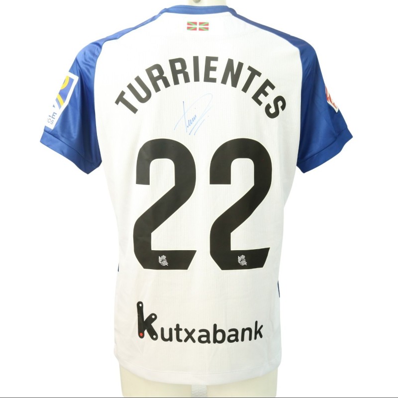 Turrientes' Signed Unwashed Shirt, Real Sociedad vs Real Madrid 2024 "Chillida Limited Edition"