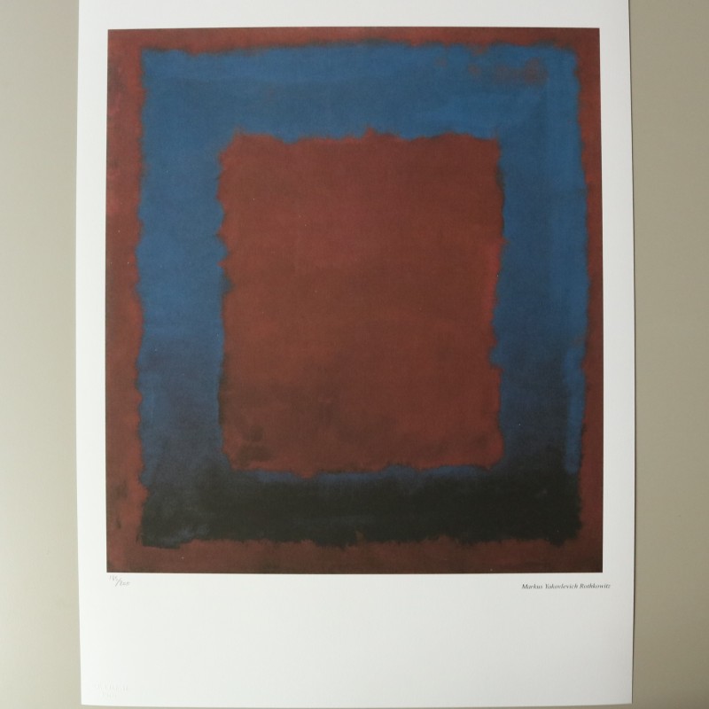 Offset Lithography by Mark Rothko (after)