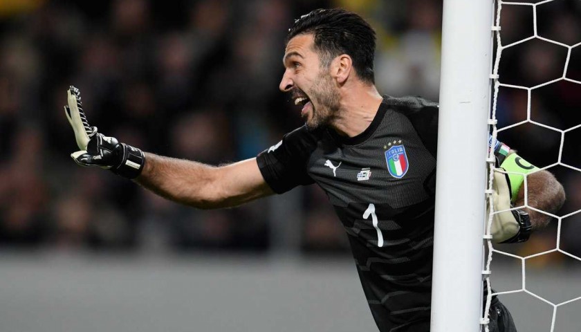 Buffon's Match Shirt, Sweden-Italy 2018