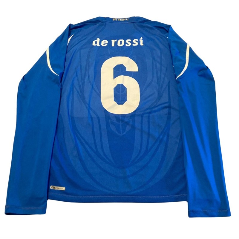 De Rossi's Italy Match-Issued Shirt, 2007/08