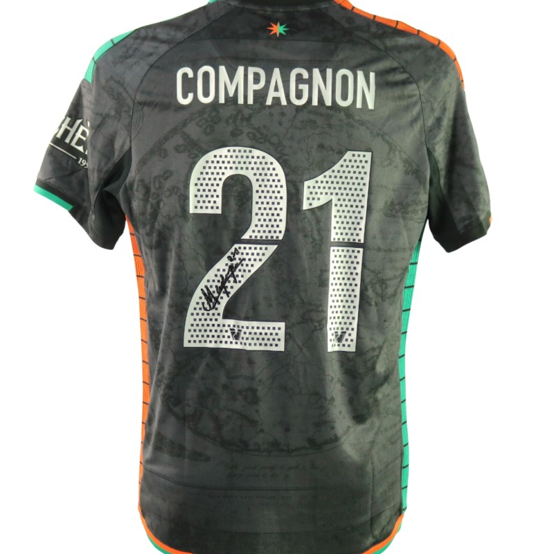 Compagnon's Signed Unwashed Shirt, Hellas Verona vs Venezia Coppa Italia 2025