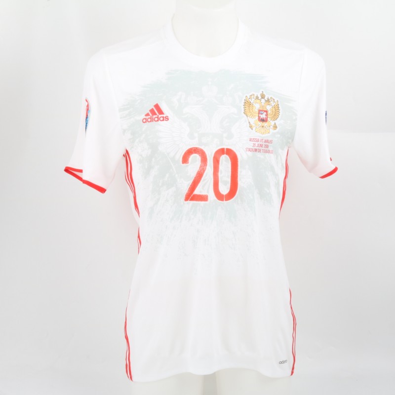 Torbinski Match-Issued/Worn Shirt vs Wales EURO 2016