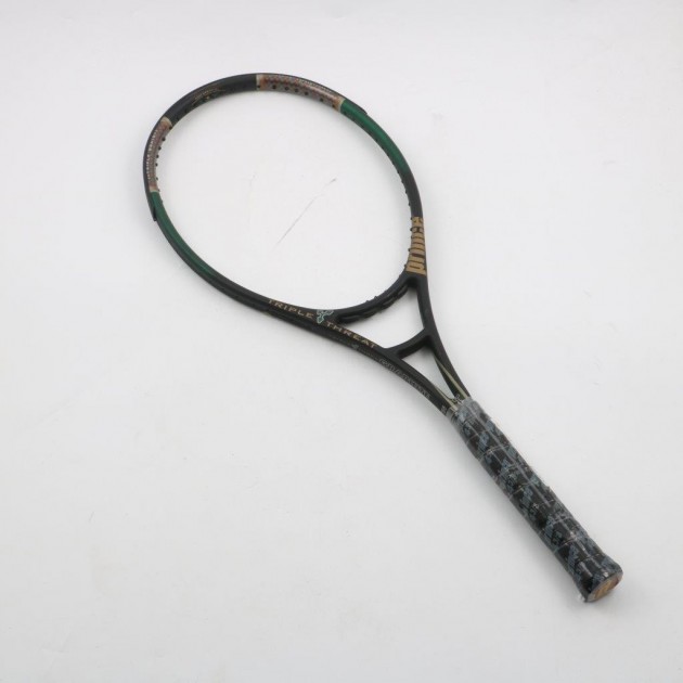 Olivier Rochus' tennis racquet