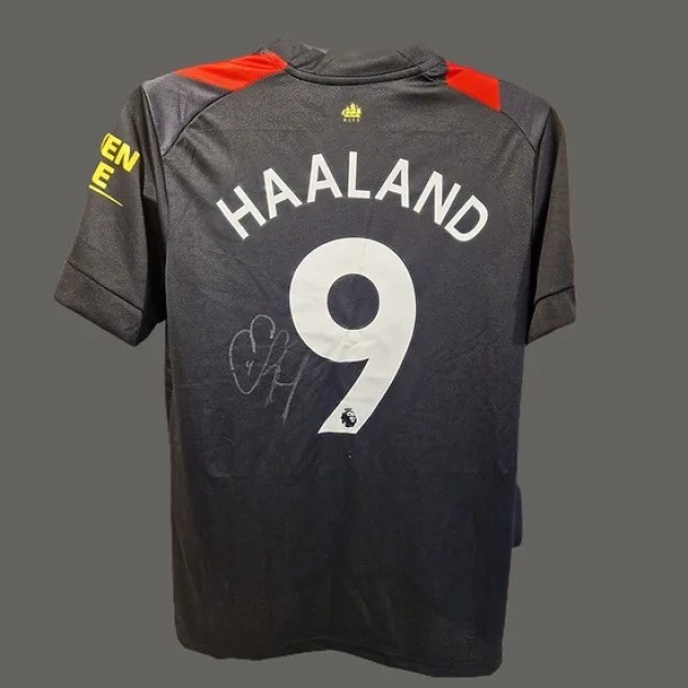 HAALAND #9 Manchester City Away Long Sleeve Soccer Jersey 2022/23