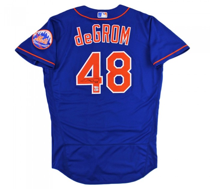 Jacob deGrom Signed New York Mets Authentic MLB Jersey