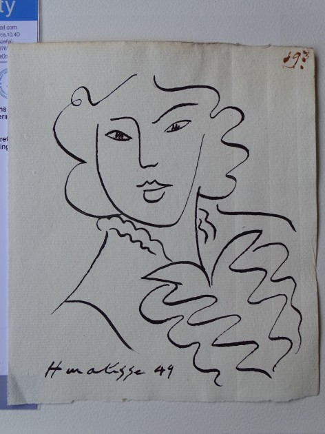 Drawing by Henri Matisse (attributed)
