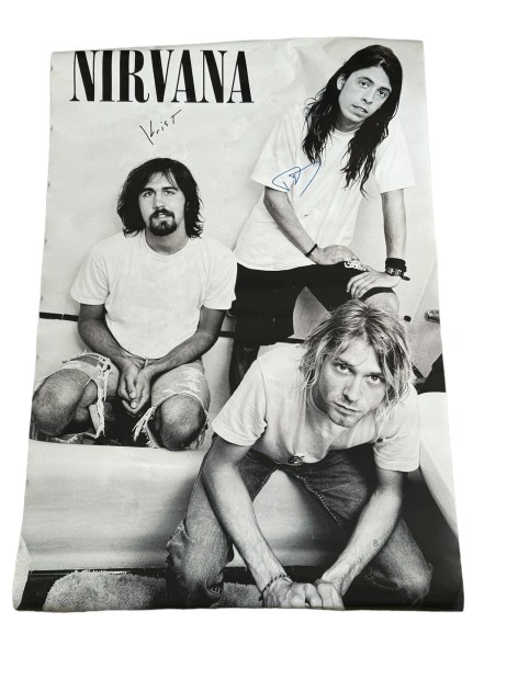 Nirvana Signed Poster - CharityStars