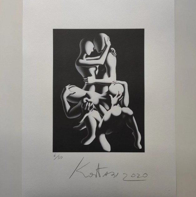 "Love" Lithograph Signed by Mark Kostabi