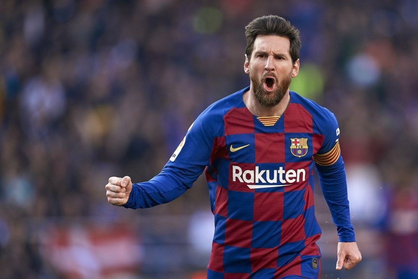 Messi's Match-Issued Barcelona Shirt, 2019/20 - CharityStars