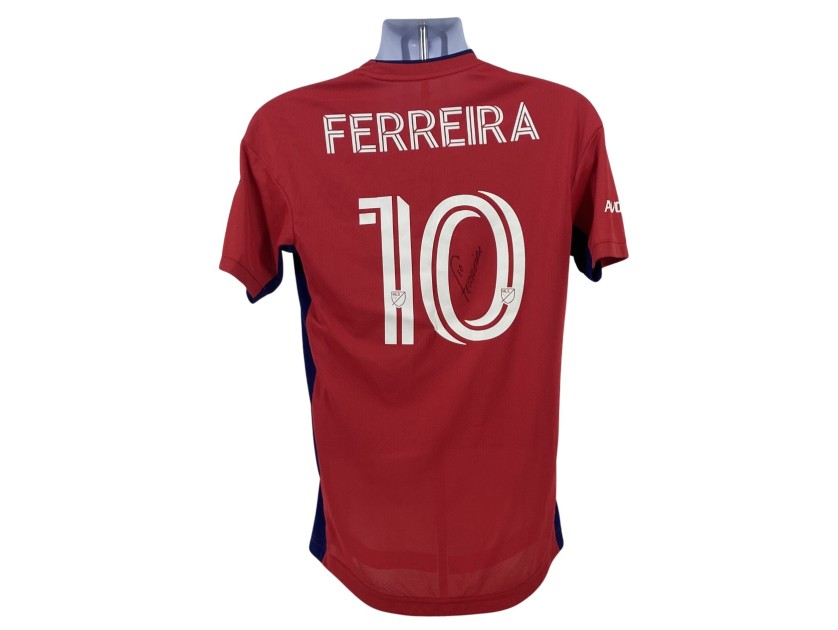 Jesus Ferreira's 2022 FC Dallas Match Worn and Signed Shirt 