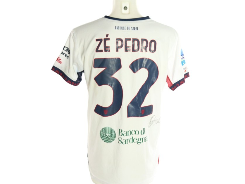 Zé Pedro's Signed Unwashed Shirt, Pisa vs Cagliari 2026