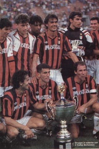 Frank Rijkaard's 1992 AC Milan Match Shirt vs Inter