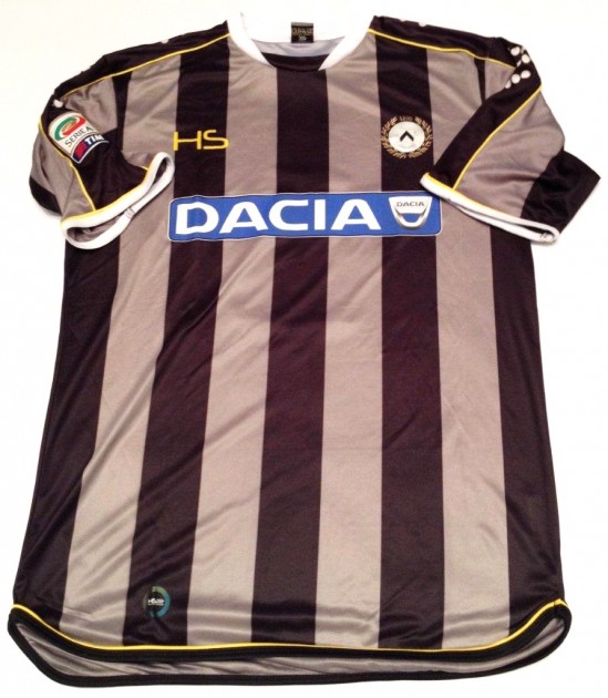 Udinese match issued shirt, Danilo, Serie A 2013/2014 - signed