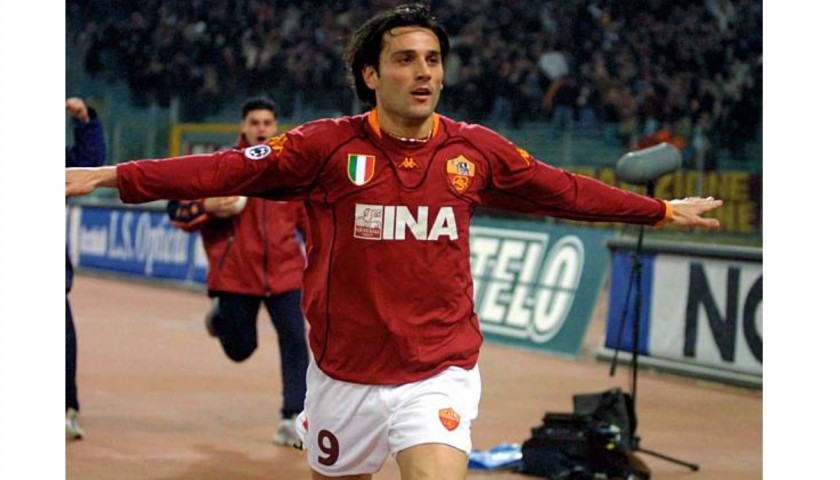 Montella's AS Roma Worn Shirt, 2001/02