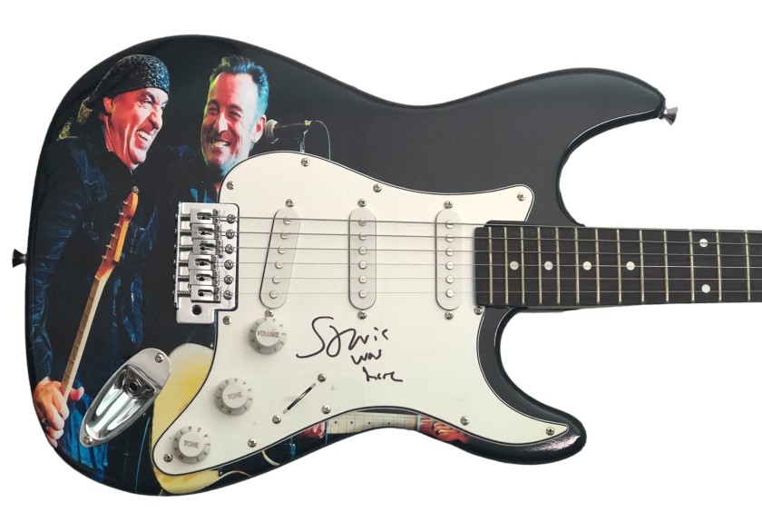 Steve Van Zandt of Bruce Springsteen's E Street Band Signed Custom Guitar