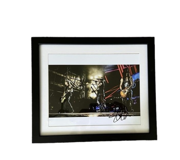 Guns N' Roses Signed and Framed Photograph