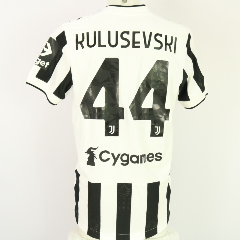 Kulusevski's Juventus Match Shirt, 2021/22