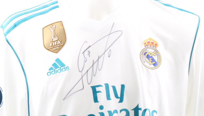 Signed Official Ronaldo 2017/18 Real Madrid Shirt - CharityStars