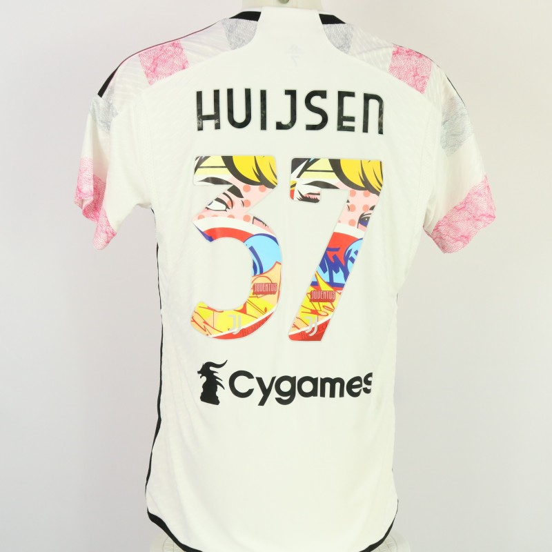 Huijsen's Match-Issued Shirt, Juventus vs Real Madrid 2023