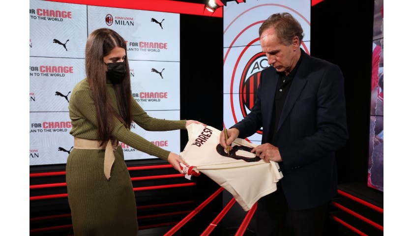 Baresi's Official AC Milan Signed Shirt, 2021/22