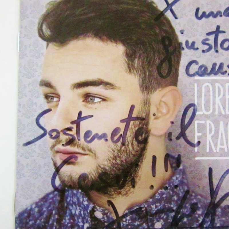 Firts EP by Lorenzo Fragola, XF8 winner, with dedication - signed