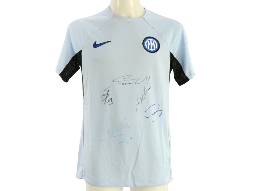 Inter Milan Training Shirt, 2023/24 - Signed by the Players