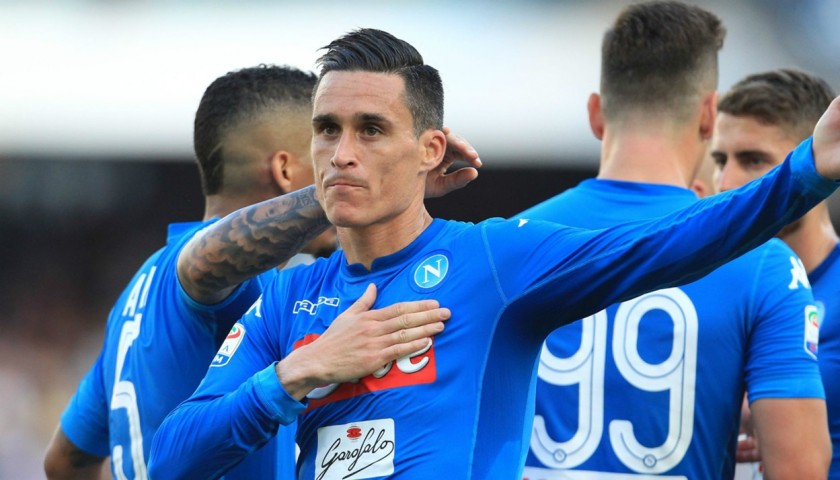 Callejon's Official Napoli Signed Shirt, 2017/18 