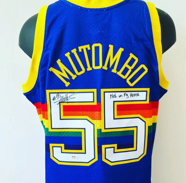 Allen Iverson's Official Denver Nuggets Signed Jersey - CharityStars