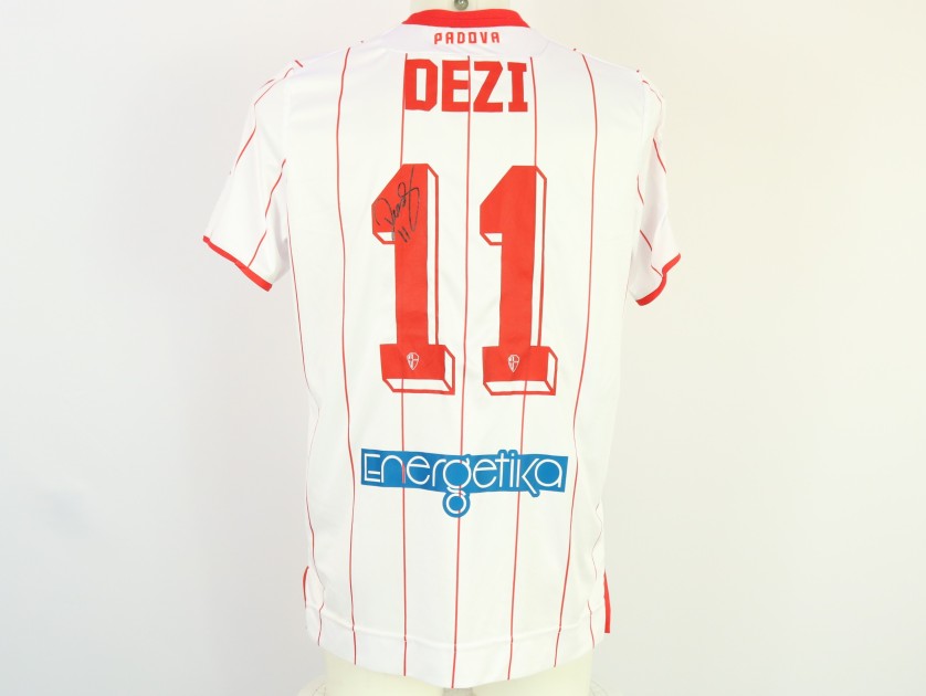 Dezi's unwashed Signed Shirt, Lumezzane vs Padova Shirt 2024 