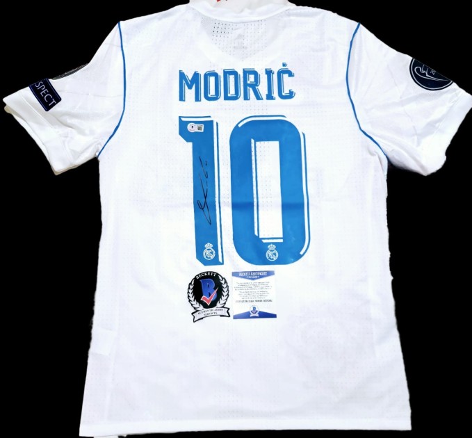 Luka Modrić's Real Madrid Champions League 2017/18 Signed Shirt ...