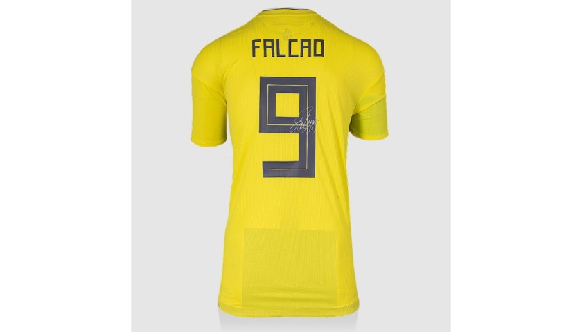 Radamel Falcao's Colombia Signed Match Issued Shirt - 2018/2019