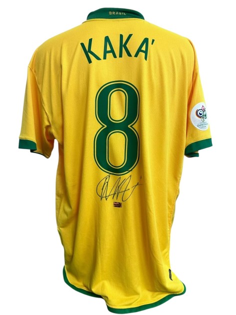 2006年 FIFAワールドカップ・ブラジル代表KAKA背番号8公式ユニフォーム Nike Brazil 2006 World Cup #8 Kaka Home Football Shirt Soccer