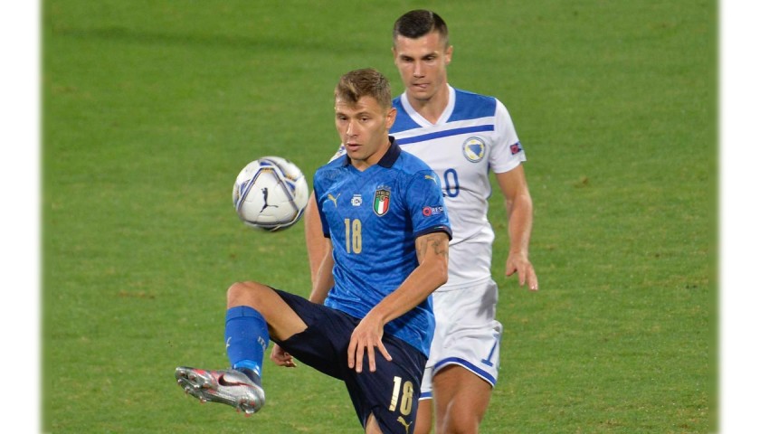 Barella's Match Shorts, Italy-Bosnia 2020