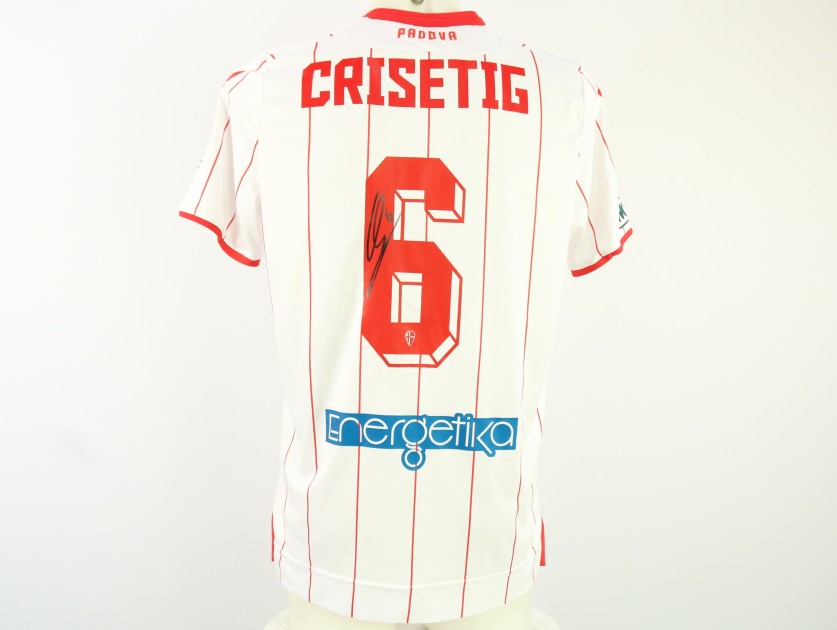 Crisetig's Unwashed Signed Shirt, Padova vs Atalanta U23 2024