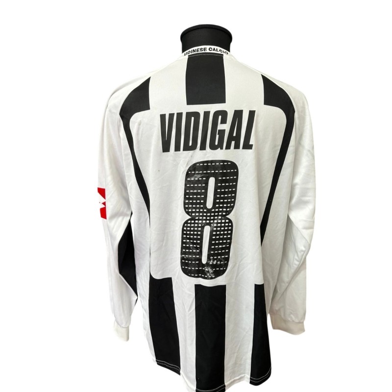 Vidigal's Udinese Match-Worn Shirt, TIM Cup 2005/06