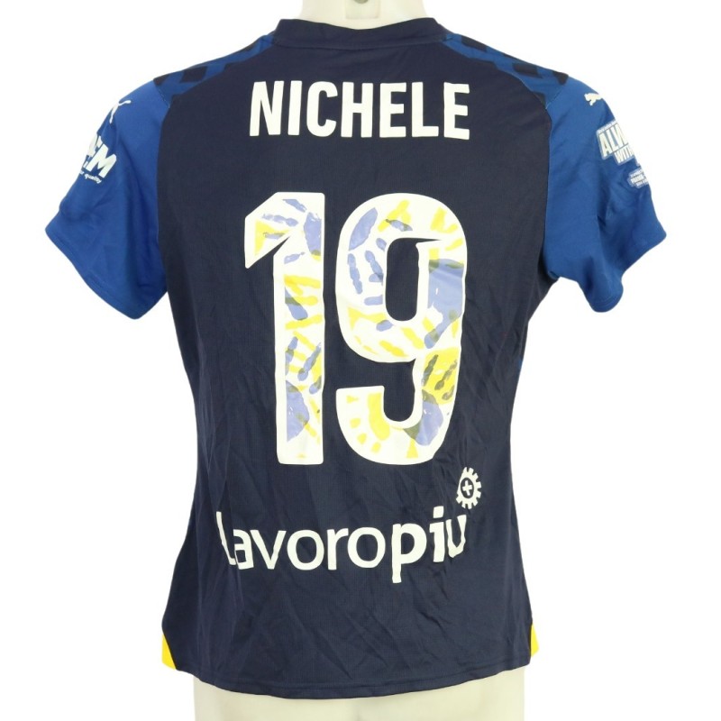 Nichele's Unwashed Shirt, Parma vs Ravenna Women 2024 - Patch Always With Blue