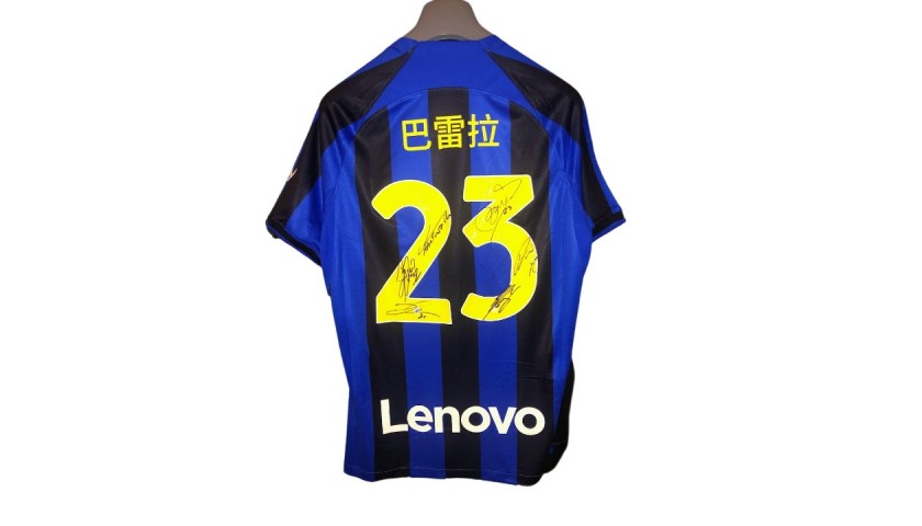 Barella Official Inter Shirt, Chinese New Year 2023 - Signed by