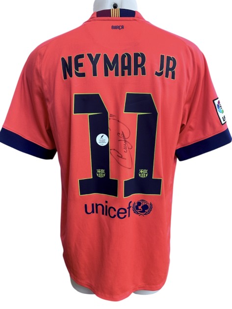 Neymar's Barcelona Signed Official Shirt, 2014/15